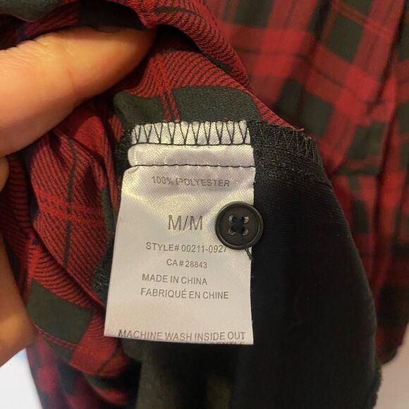 Eclipse Red and Black Plaid Mini Dress - Picture 6 of 12